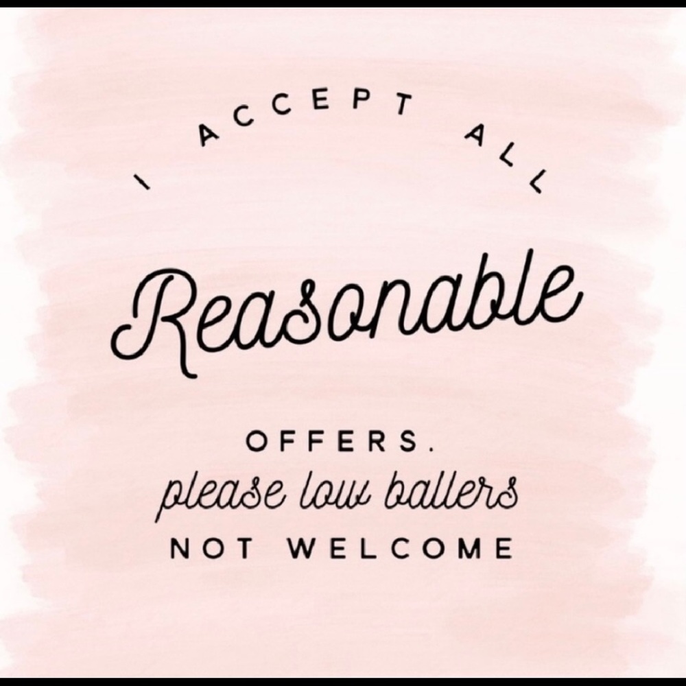 Reasonable offers welcome !!